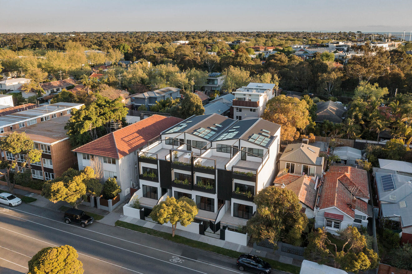 Elwood Townhouses C Kairouz Architects